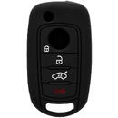 Techsuit Husa pentru cheie Fiat 500L, 500X - Techsuit Car Key Case (1006.06) - Black