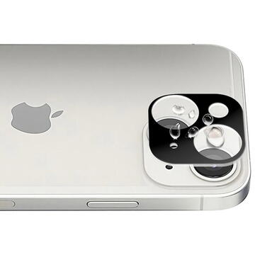 Folie Camera pentru iPhone 13 / 13 Mini - Techsuit Full Camera Glass - Black