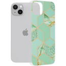 Husa pentru iPhone 14 Plus - Techsuit Marble Series - Green Hex