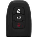 Techsuit Husa pentru cheie Audi Quattro, Q5, Q7 - Techsuit Car Key Case (1009.02) - Black
