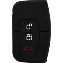Techsuit Husa pentru cheie Ford Kuga, Focus, S-Max - Techsuit Car Key Case (1011.11) - Black