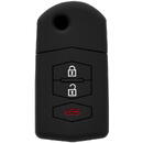 Techsuit Husa pentru cheie Mazda 2, 3, 5, 6, CX7 - Techsuit Car Key Case (1017.01) - Black