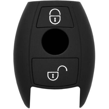Huse chei auto Husa pentru cheie Mercedes-Benz Vito, Viano, G-Class - Techsuit Car Key Case (1008.02) - Black