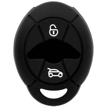 Huse chei auto Husa pentru cheie Mini Cooper S, R50, R53 - Techsuit Car Key Case (1004.07) - Black