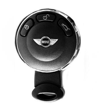 Huse chei auto Husa pentru cheie Mini Cooper, One, Countryman, Paceman, Roadster - Techsuit Car Key Case (1004.05) - Black