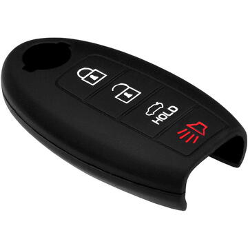 Huse chei auto Husa pentru cheie Nissan Altima, Maxima, Murano, Sentra - Techsuit Car Key Case (1016.02) - Black