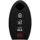 Techsuit Husa pentru cheie Nissan Altima, Maxima, Murano, Sentra - Techsuit Car Key Case (1016.02) - Black
