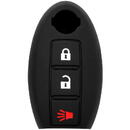 Husa pentru cheie Nissan Qashqai, Juke, Pathfinder, X-Trail - Techsuit Car Key Case (1016.01) - Black