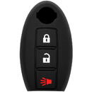 Techsuit Husa pentru cheie Nissan Qashqai, Juke, Pathfinder, X-Trail - Techsuit Car Key Case (1016.01) - Black