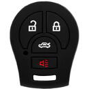 Husa pentru cheie Nissan Sentra, Rogue, Versa, March - Techsuit Car Key Case (1016.10) - Black