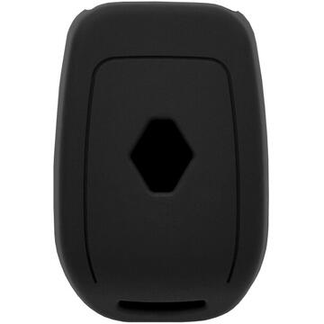 Huse chei auto Husa pentru cheie Renault Symbol/Dacia Sandero, Duster - Techsuit Car Key Case (1010.12) - Black