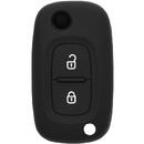 Techsuit Husa pentru cheie Renault Clio, Kangoo, Master - Techsuit Car Key Case (1010.06) - Black