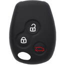 Techsuit Husa pentru cheie Renault Twingo, Trafic, Kangoo - Techsuit Car Key Case (1010.03) - Black