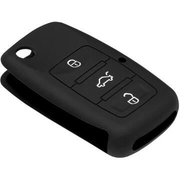 Huse chei auto Husa pentru cheie VW Eos, Beetle - Techsuit Car Key Case (3001.01) - Black