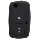 Techsuit Husa pentru cheie VW Scirocco, Lupo/Skoda Octavia/Seat Cordoba - Techsuit Car Key Case (1001.04) - Black