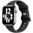 Techsuit Curea pentru Apple Watch 1/2/3/4/5/6/7/8/SE/SE 2/Ultra (42/44/45/49mm) - Techsuit Watchband (W031) - Black