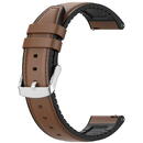 Techsuit Curea pentru Samsung Galaxy Watch (46mm) / Gear S3, Huawei Watch GT / GT 2 / GT 2e / GT 2 Pro / GT 3 (46 mm) - Techsuit Watchband 22mm (W007) - Brown