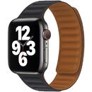 Curea pentru Apple Watch 1/2/3/4/5/6/7/8/SE/SE 2/Ultra (42/44/45/49mm) - Techsuit Watchband (W035) - Black
