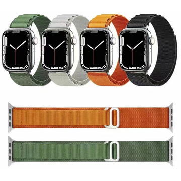 Curea pentru Apple Watch 1/2/3/4/5/6/7/8/SE/SE 2 (38/40/41mm) - Techsuit Watchband (W037) - Black