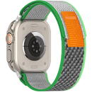 Techsuit Curea pentru Apple Watch 1/2/3/4/5/6/7/8/SE/SE 2 (38/40/41mm) - Techsuit Watchband (W039) - Green / Green