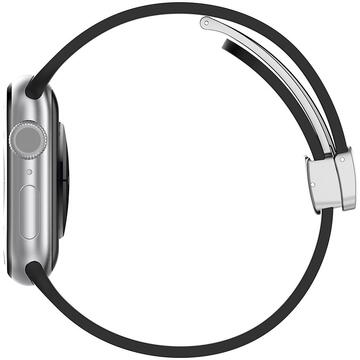 Curea pentru Apple Watch 1/2/3/4/5/6/7/8/SE/SE 2 (38/40/41mm) - Techsuit Watchband (W011) - Pink