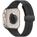 Techsuit Curea pentru Apple Watch 1/2/3/4/5/6/7/8/SE/SE 2/Ultra (42/44/45/49mm) - Techsuit Watchband (W011) - Black