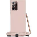 Husa pentru Samsung Galaxy Note 20 Ultra 4G / Note 20 Ultra 5G - Techsuit Crossbody Lanyard - Pink