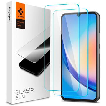 Folie pentru Samsung Galaxy A34 5G (set 2) - Spigen Glas.tR Slim - Clear
