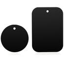 Techsuit Placute Metalice pentru Telefon (set 2) - Techsuit (MP03) - Black