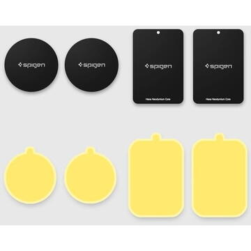 Placute Metalice pentru Telefon (set 4) - Spigen (MP-4P) - Black