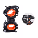 Rockbros Suport Lanterna Bicicleta - RockBros 360 Angle Rotation (DJ1001-BK) - Black Orange