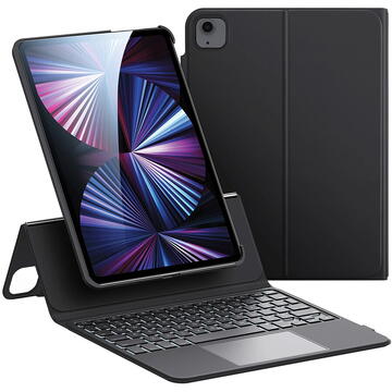 Husa pentru iPad Air 4 / 5 (2020/2022) / iPad Pro 11 (2018 / 2020 / 2021 / 2022) - ESR Ascend Keyboard - Black