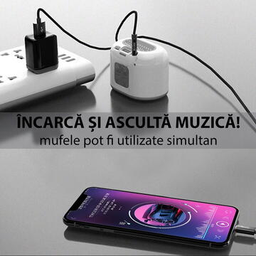 Accesorii Audio Hi-Fi Cablu Adaptor Lightning la USB, Jack - Yesido (YAU-18) - Black