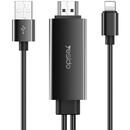 Yesido Cablu Video Lightning la HDMI, USB 1080P, 1.8m - Yesido (HM04) - Black