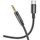 Hoco Cablu Audio Adaptor Type-C la Jack 1m - Hoco (UPA19) - Black