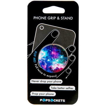 Suport pentru telefon - Popsockets PopGrip - Blue Nebula