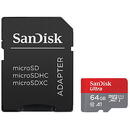 SanDisk SANDISK ULTRA MICROSDXC 64GB +/SD ADAPTER 140MB/S A1 CLASS10 TP