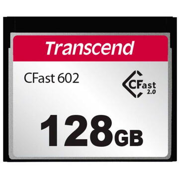 Card memorie Transcend 128GB CFAST CARD SATA3 MLC,Negru