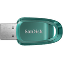 SanDisk Ultra Eco Drive 256GB, Verde, Scriere 100 MB/s,USB 3.2 Gen 1