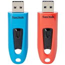 SanDisk SanDisk Ultra, USB 3.0,  64 GBx2 buc, Albastru/Rosu