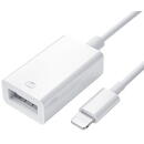 Yesido Cablu Adaptor OTG Lightning la USB 5Gbps - Yesido (GS10) - White