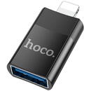Hoco Adaptor OTG Lightning la USB-A - Hoco (UA17) - Black