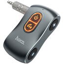 Hoco Adaptor Bluetooth Auxiliar Jack - Hoco Tour Car (E73) - Metal Gray