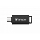 Verbatim RETRACTABLE USB-C DRIVE,  128GB, USB 3.2 Gen 1 USB-C, Negru
