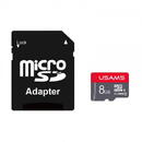 Usams Card de Memorie TF 8GB + Adaptor - USAMS High Speed (US-ZB116) - Black
