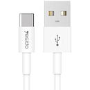 Yesido Cablu de Date USB la Type-C, 2.4A, 1.2m - Yesido (CA-22) - White
