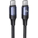 Cablu de Date Type-C la Type-C 100W, PD, Fast Charge, 1.2m - USAMS U71 (US-SJ524) - Black