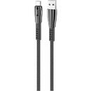 Hoco Cablu de Date USB-A la Type-C 2.4A, 1.2m - Hoco Splendor (U70) - Grey