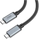 Hoco Cablu de Date Type-C la Type-C 100W, 5A, 4K@60Hz, 2m - Hoco (US05) - Black