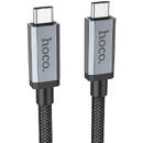 Hoco Cablu de Date Type-C la Type-C 100W, 5A, 4K@60Hz, 2m - Hoco (US06) - Black